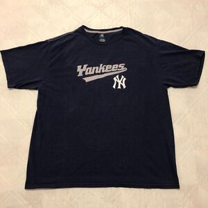 New York Yankees Stitched Patch Style MLB Baseball‎ BlueT-Shirt XL